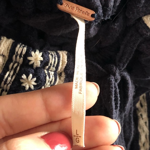 Free people lace detail square neck tank top - Picture 4 of 4